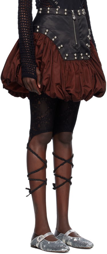 Sukňa Chopova Lowena Chopova Lowena Backtuck Miniskirt Hnedá | 3251, 1