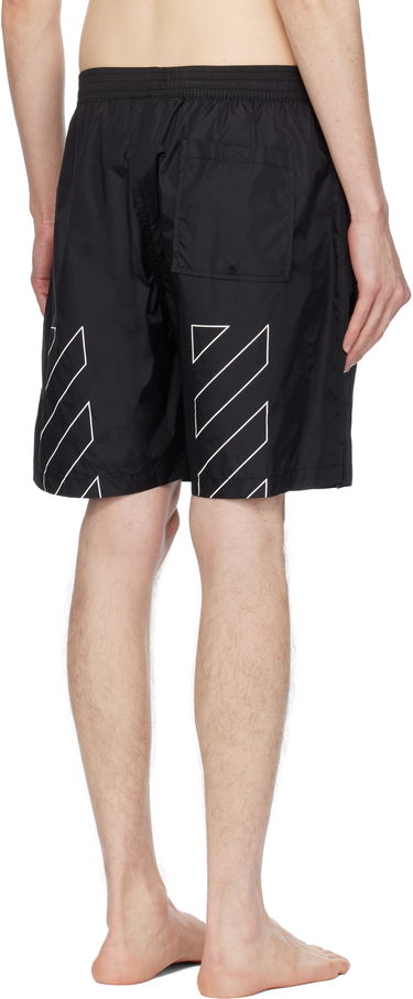 Plavky Off-White Off-White Diag Outline Surfer Swim Shorts Čierna | OMFD013C99FAB0011001, 2