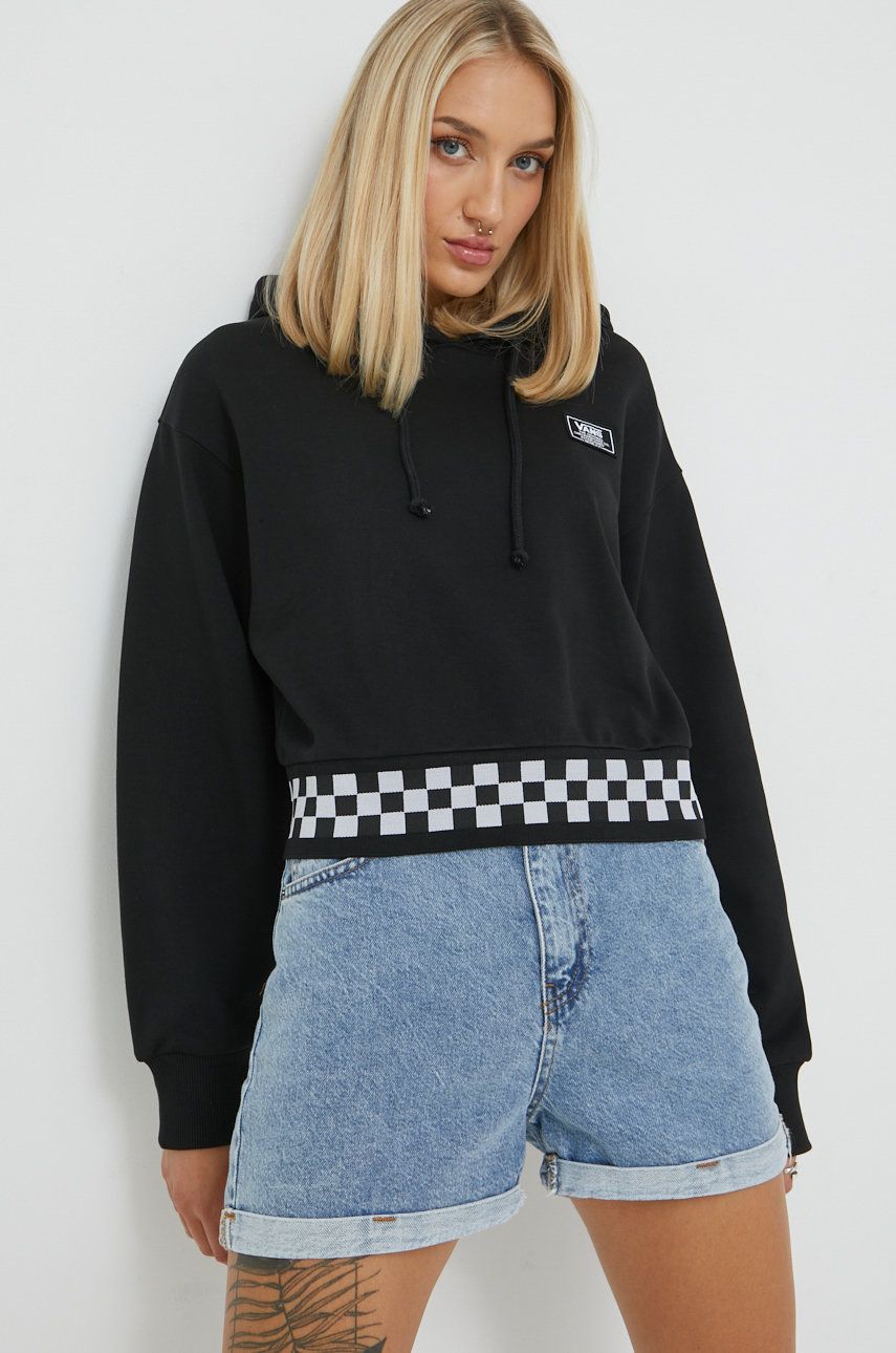 Mikina Vans Cotton Hoodie Čierna | VN0A7YKFBLK1, 0