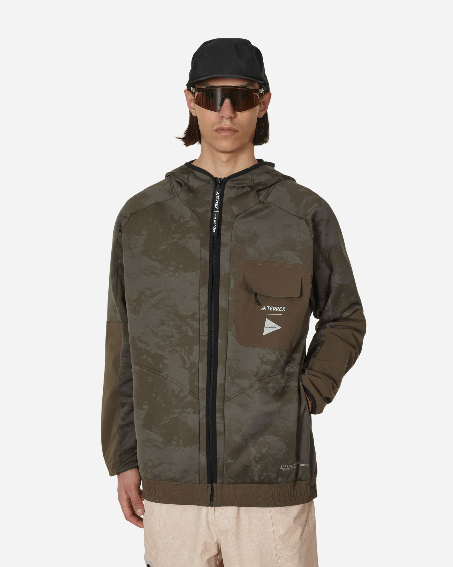 Bunda adidas Performance TERREX x and wander Fleece Jacket Zelené | HR7140 001, 0
