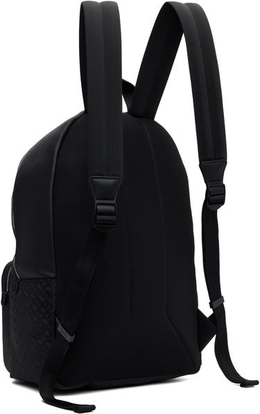 Batoh BOSS Black Check Faux-Leather Backpack Čierna | 50548062, 2