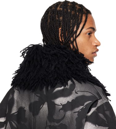 Šál Dries Van Noten Dries Van Noten Shag-Knit Collar Čierna | 252-021226-2725, 2