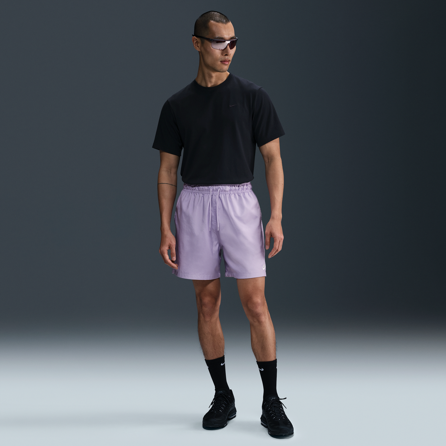 Šortky Nike Club Woven Flow Shorts Fialová | FN3307-515, 0