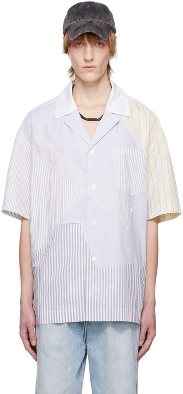 Košeľa Feng Chen Wang Feng Chen Wang Multi Stripe Short Sleeve Shirt Rôznofarebný | FMS15SR15, 0