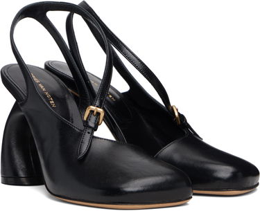 Starostlivosť o obuv Dries Van Noten Dries Van Noten Cutout Slingback Heels Čierna | 252-011715-114, 3