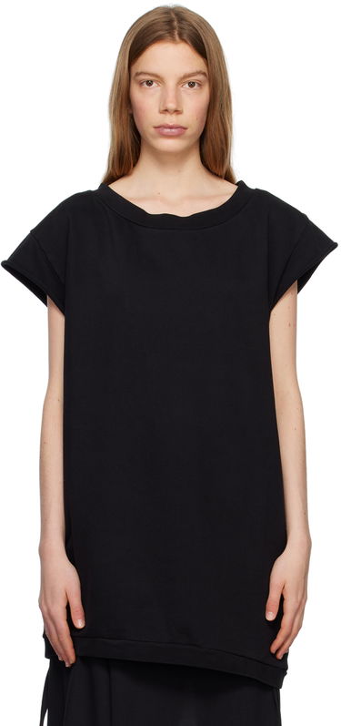 Tielko Ann Demeulemeester T-Shirt Oversized Čierna | 2301-W-JSW11-FA185-099, 0