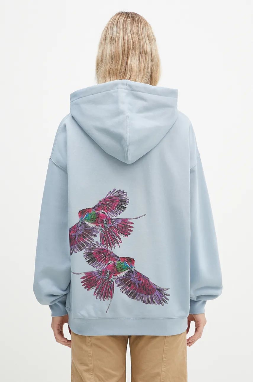 Mikina Y-3 Graphic Hoodie Modrá | IW2474, 0