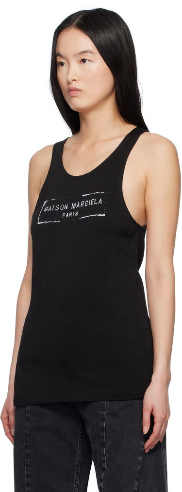 Tielko Maison Margiela Maison Margiela Logo Tank Top Čierna | S51NL0048 S24522, 3