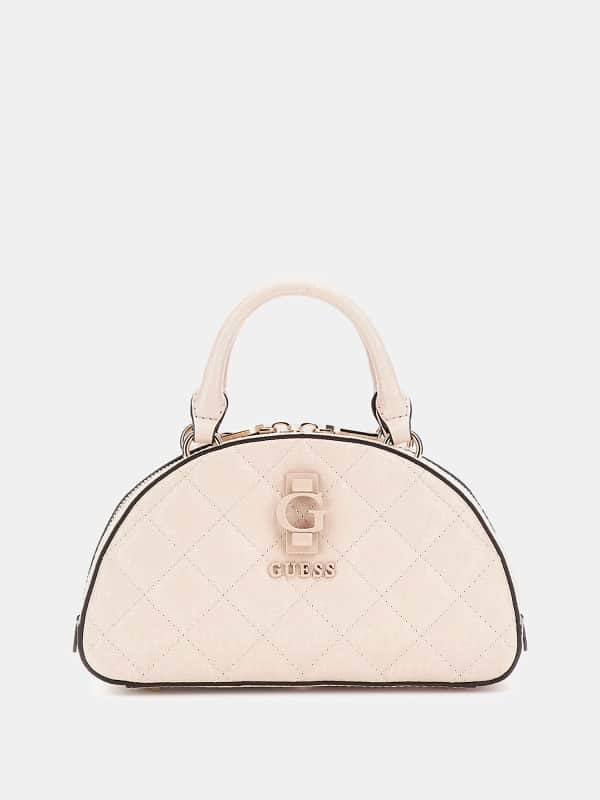 Quilted Mini Dome Handbag