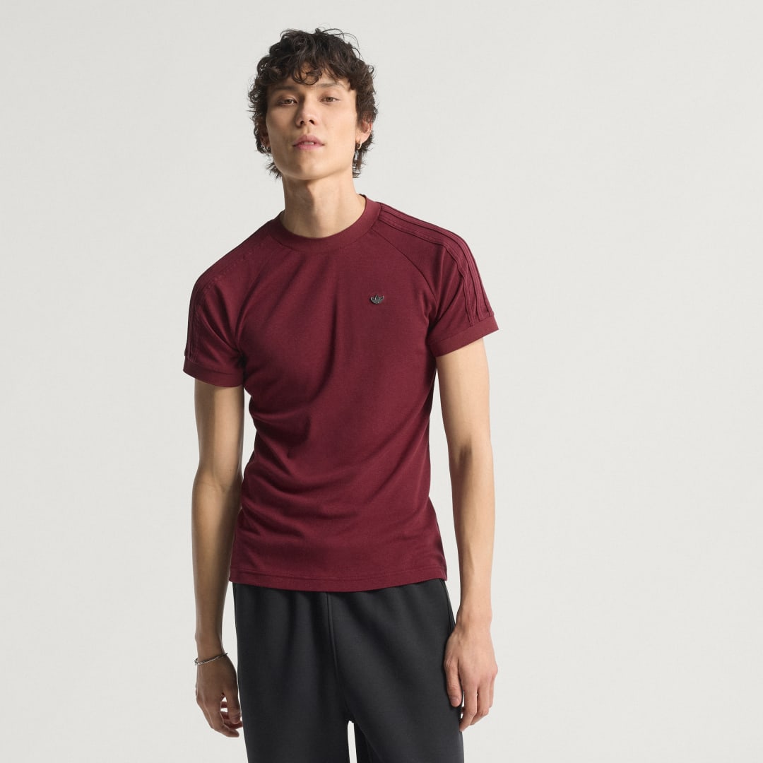 Tričko adidas Performance Premium Cali T-Shirt Vínová | JY3946, 0