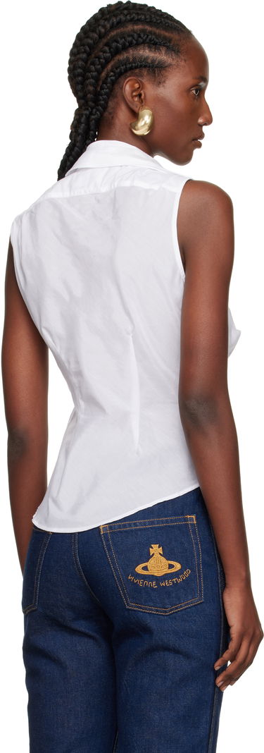 Košeľa Vivienne Westwood Vivienne Westwood Drunken Sleeveless Shirt Biela | 15010067-W012U-, 2