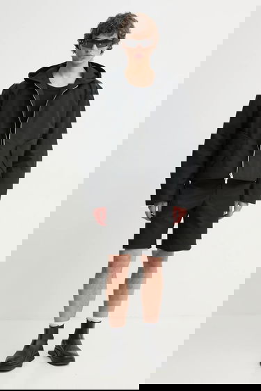 Bunda HELIOT EMIL Oversize Transitional Hooded Jacket Čierna | SS25.M.02.148.BLK01, 1