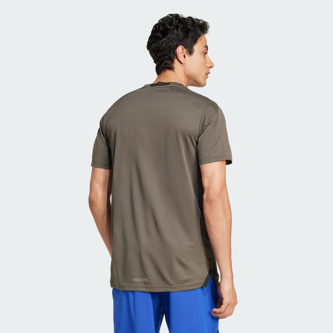 Tričko adidas Performance Designed for Training HIIT Workout HEAT.RDY Zelené | IX9126, 1