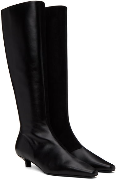 Oblečenie TOTEME TOTEME 'The Slim' Kitten Heel Boots Čierna | 234-WLGSE064-LE0014, 3