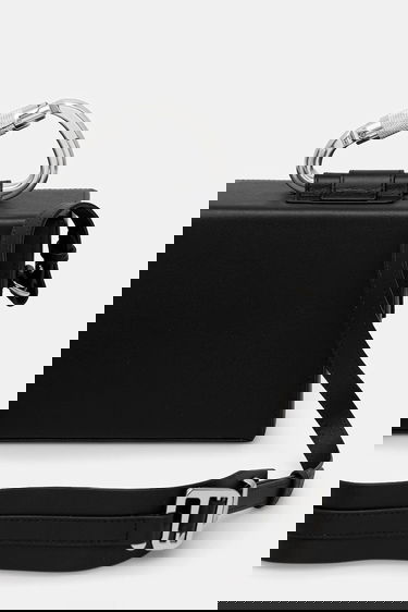 Kabelka HELIOT EMIL Heliot Emil Leather Crossbody Bag Čierna | SS25.15.001.BLK01.CO, 2