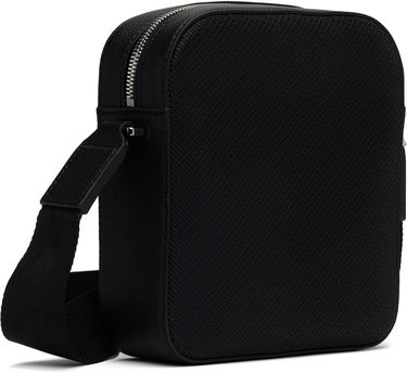 Taška cez rameno BOSS BOSS Embossed Faux-Leather Reporter Bag Čierna | 50541518, 2