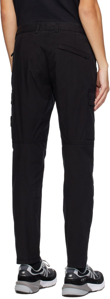 Cargo nohavice Stone Island Stone Island Supima Cotton Twill Cargo Pants Čierna | 811530410, 2