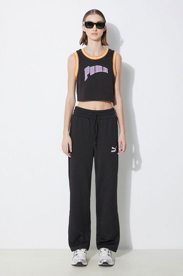 Tepláky Puma T7 High Waist Sweatpants Čierna | 624212, 1