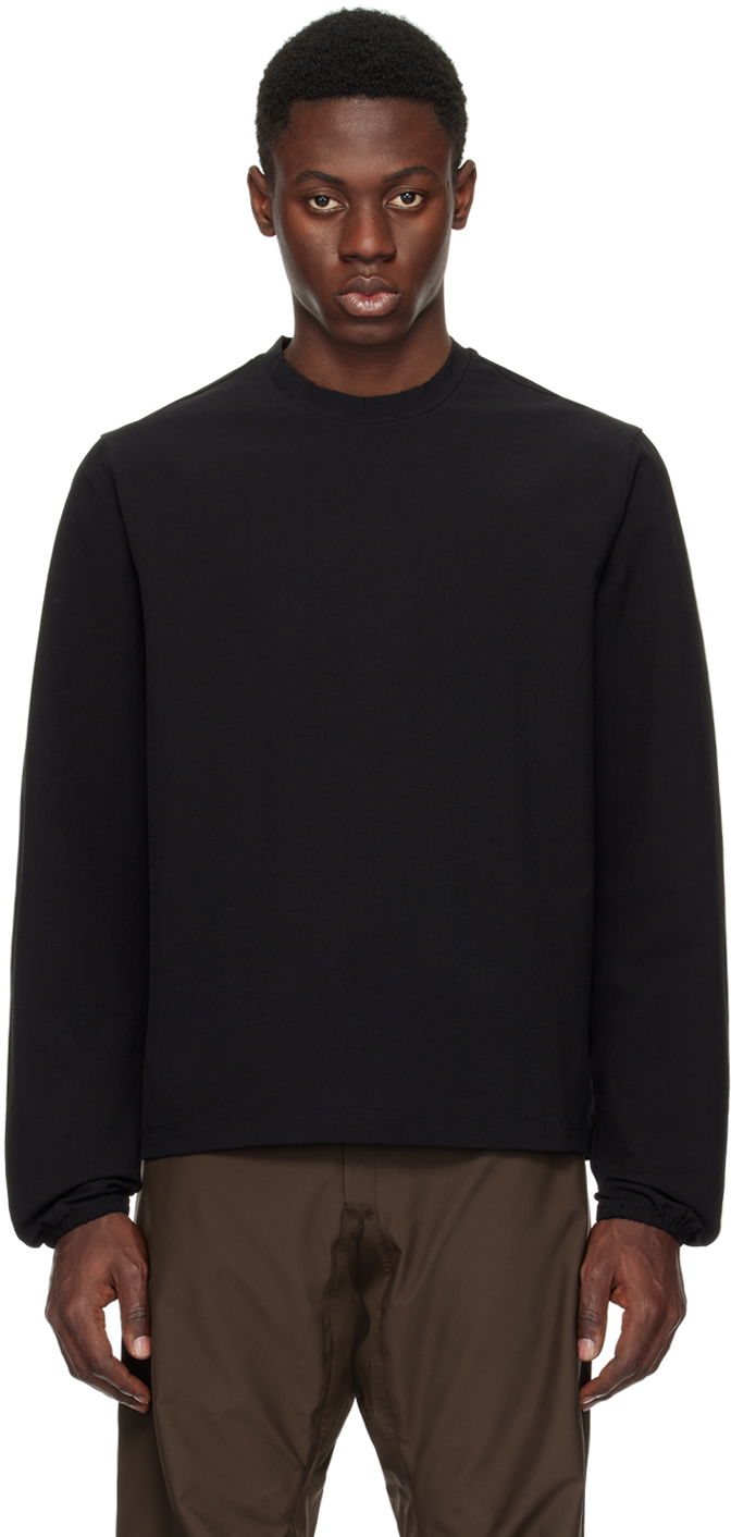 Mikina GR10K Crewneck Sweatshirt Čierna | SS24GR4D2SCBL, 0