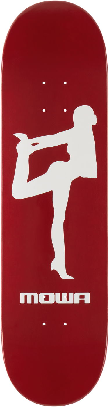 Skate The Skateroom Mowalola Edition Skateboard Deck Červená | Mowalola Red Skateboard, 0