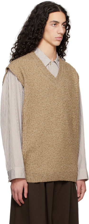 Sveter Maison Margiela Maison Margiela Pilling Knit Vest Hnedá | S50TH0065 M13108, 1