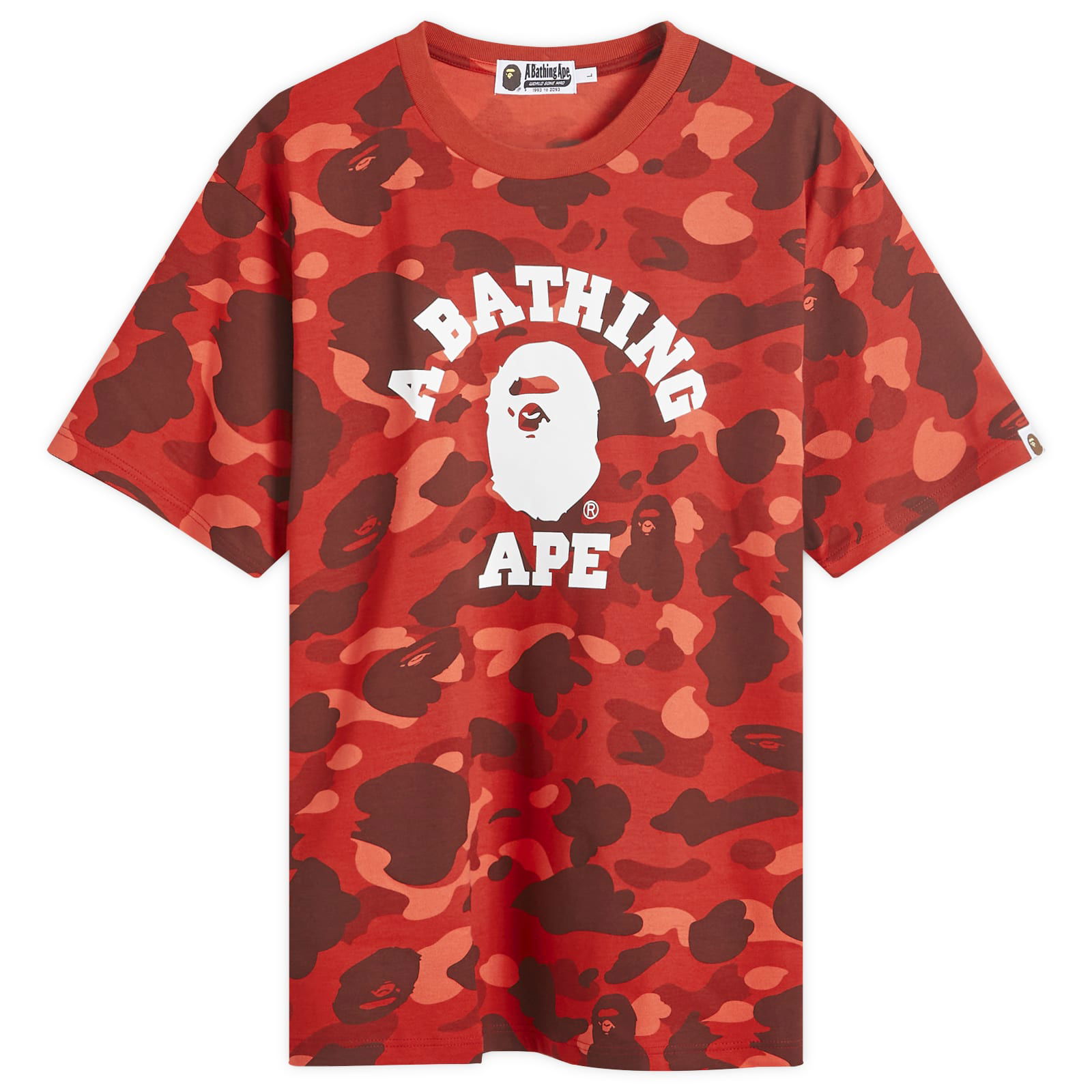 A Bathing Ape Colour Camo College T-Shirt