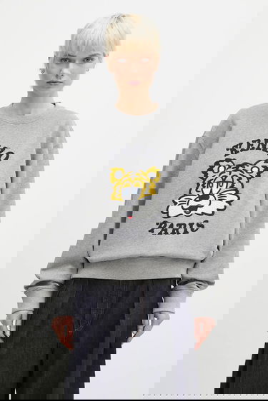 Mikina KENZO Kenzo x Verdy Printed Cotton Sweatshirt Šedá | FF58SW2394MF.94, 1