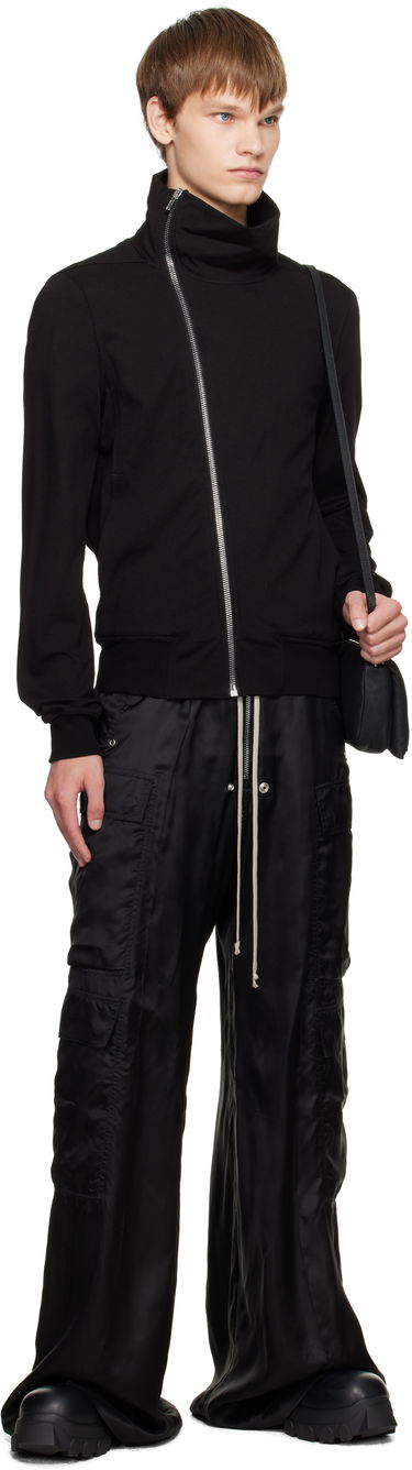 Bunda Rick Owens Rick Owens Concordians Bauhaus Jogger Track Jacket Čierna | RU02E1272 BA, 4