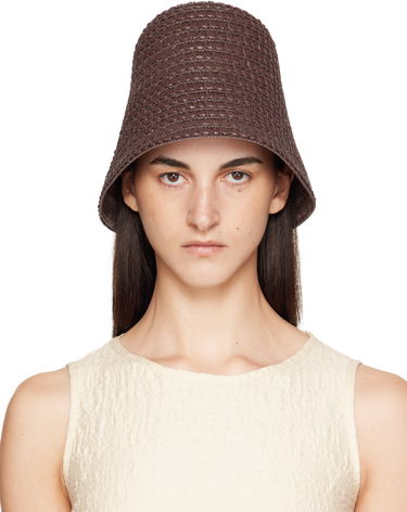 Klobúk Max Mara Max Mara Wainer Woven Beach Hat Hnedá | 2514571052600, 0