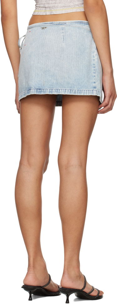 Sukňa Diesel Diesel De-Lem-Mini Wrap Denim Miniskirt Modrá | A17110 09L60, 2