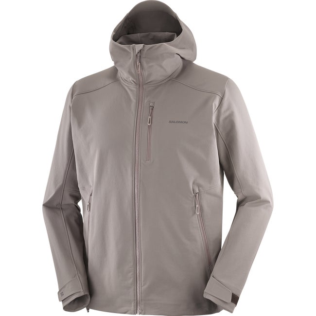 Bunda Salomon Softshell Hooded Jacket Šedá | LC2656800, 1