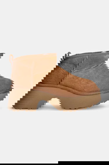 Tenisky a topánky UGG Classic Ultra Mini New Heights Suede Platform Boots Hnedá | 1158311.CHE, 1