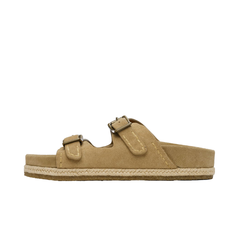 Tenisky a topánky Polo by Ralph Lauren Beige Turbach Suede Sandals Béžová | 803916776003