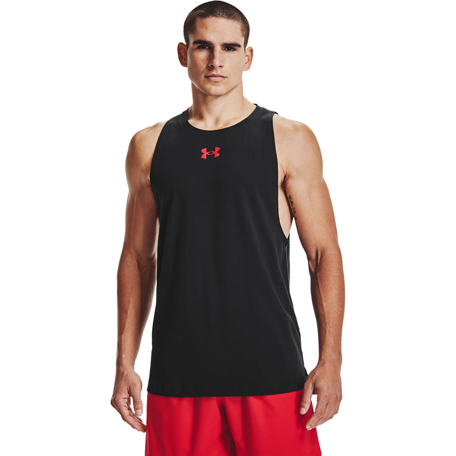 Tielko Under Armour Baseline Cotton Tank Top Čierna | 1361901-001, 0