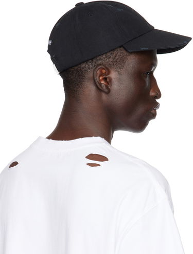 Šiltovka We11done We11done Damaged Baseball Cap Čierna | WD-AH1-24-406-U-BK, 2
