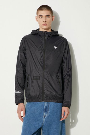 Vetrovka AAPE by A Bathing Ape AAPE Men's Hooded Jacket AAPLJM7637XXM Čierna | AAPLJM7637XXM, 3