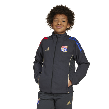 Bunda adidas Originals Olympique Lyonnais Pre-Match Jacket 2025/26 Čierna | jl9452, 1