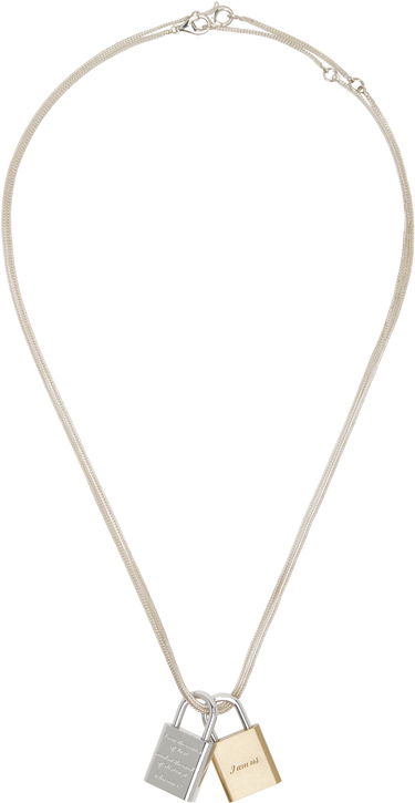 Náhrdelník OUR LEGACY Riddle Padlock Necklace Metalická | A4258RBN, 0