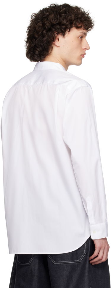 Košeľa Comme des Garçons Comme des Garçons Shirt Plain & Stripe Shirt Biela | FO-B015-S25, 2