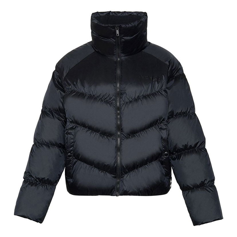 Prešívaná bunda Li-Ning BadFive Short Puffer Jacket Čierna | AYMR090-4