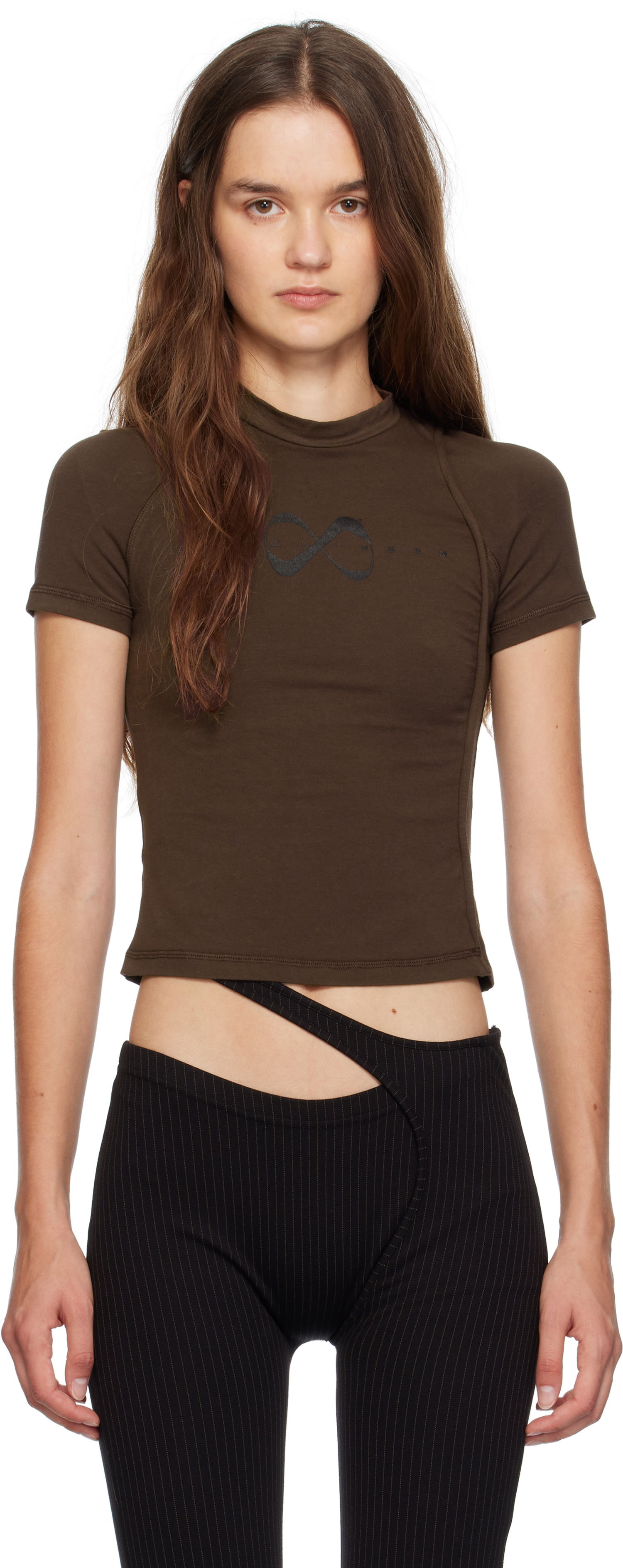 Tričko Ottolinger Ottolinger Deconstructed T-Shirt Hnedá | 115-102015-02, 0
