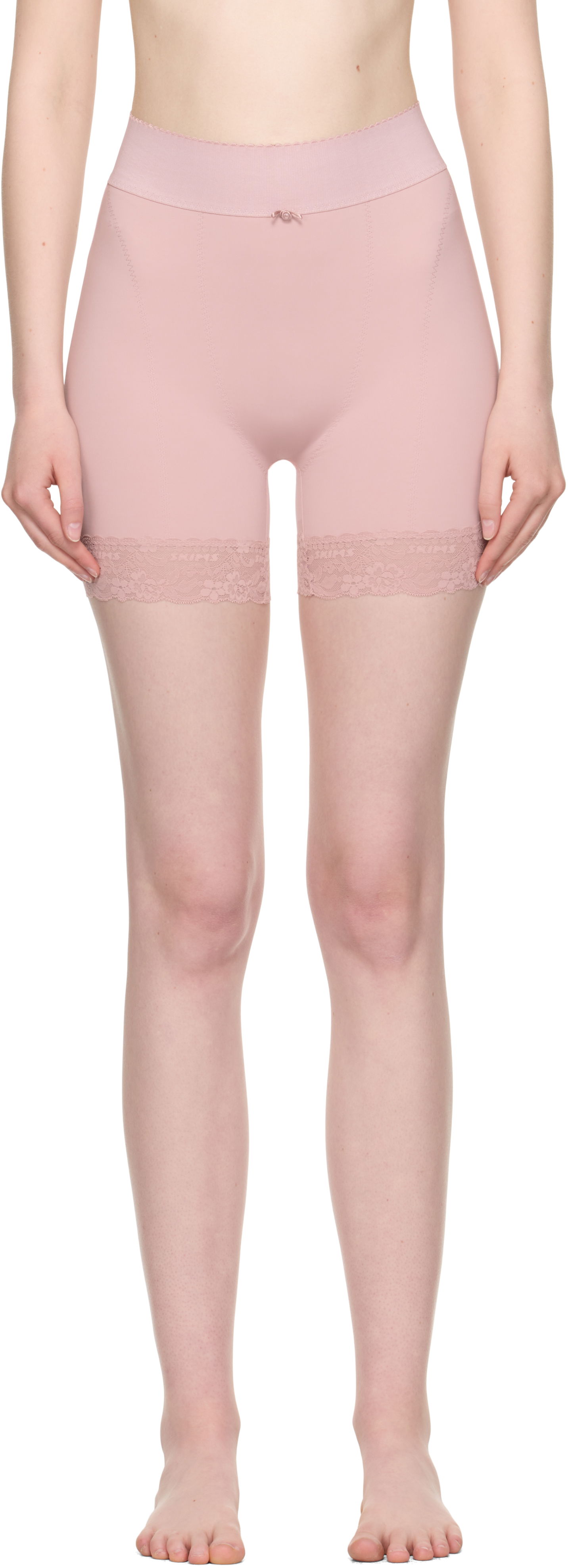 Nohavičky SKIMS SKIMS Vintage Shapewear Mid Thigh Shorts Ružová | BO-SHO-7923W, 0