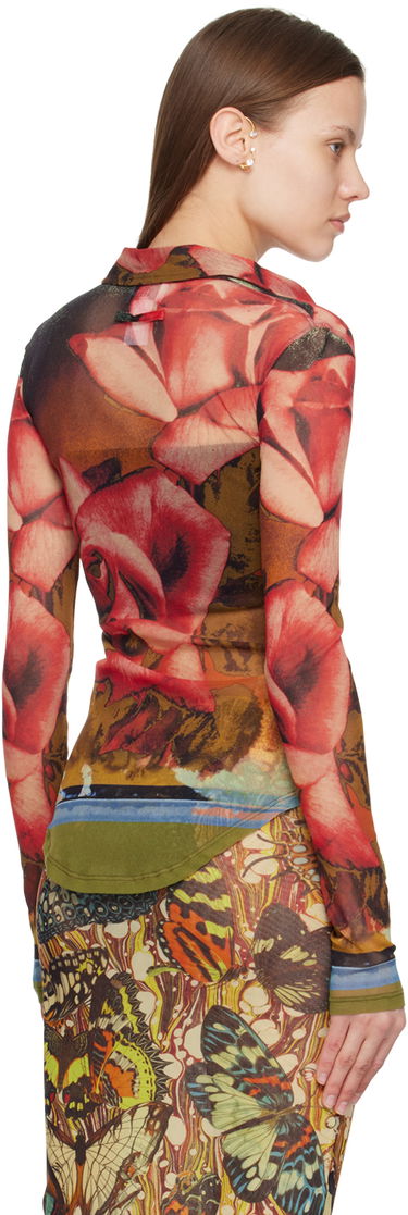 Košeľa Jean Paul Gaultier Jean Paul Gaultier Roses Print Mesh Shirt Rôznofarebný | 24/25-U-CH013-T547-403050, 2