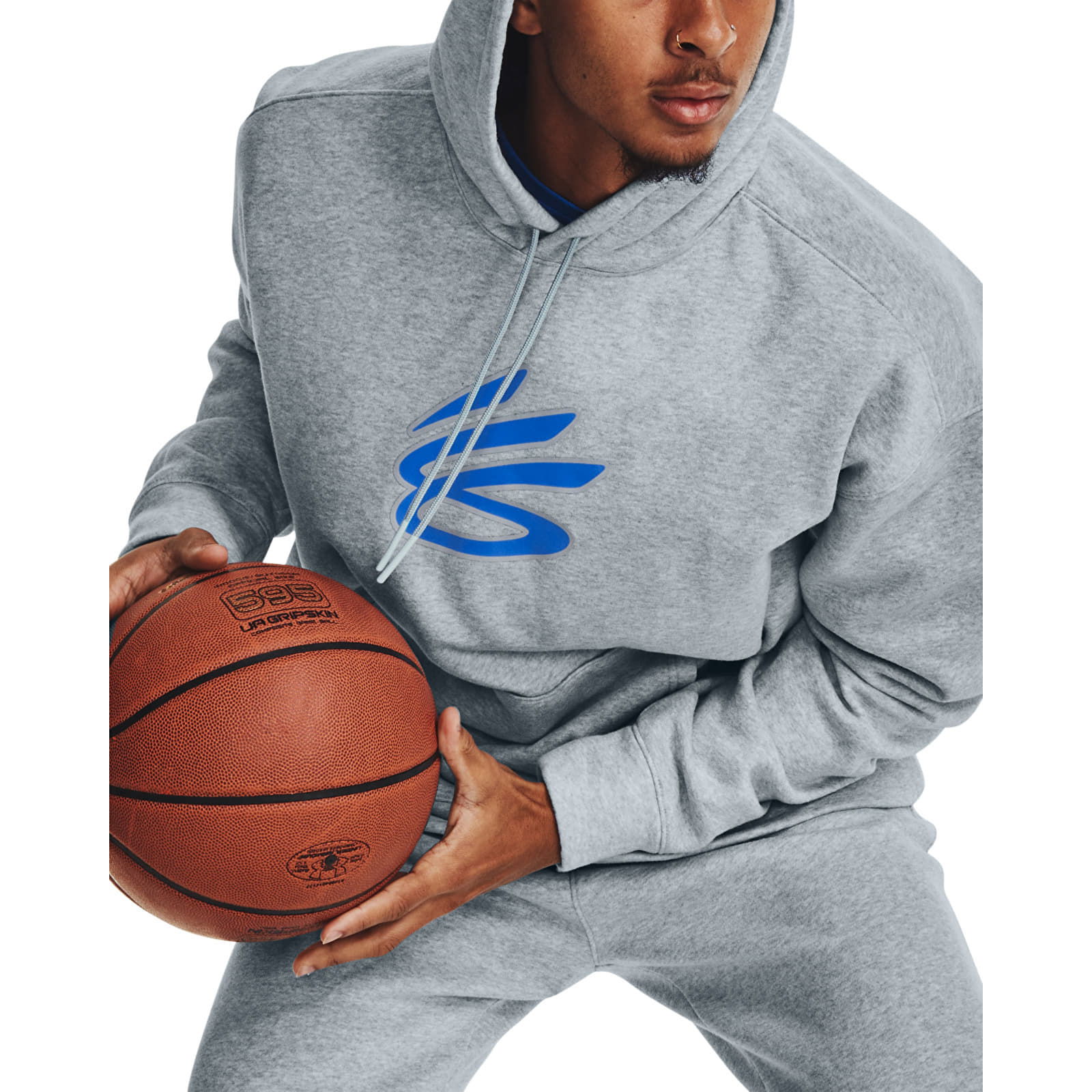 Curry Big Splash Po Hoodie Blue