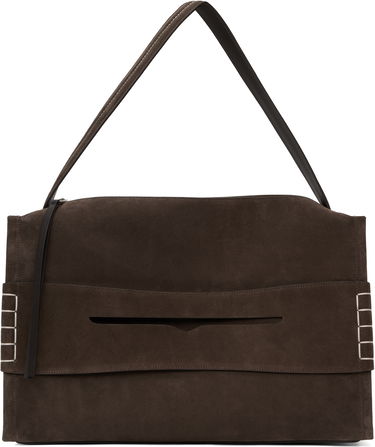 Taška cez rameno JW Anderson JW Anderson Large Loafer Suede Shoulder Bag Hnedá | HB0717-LA0364, 0