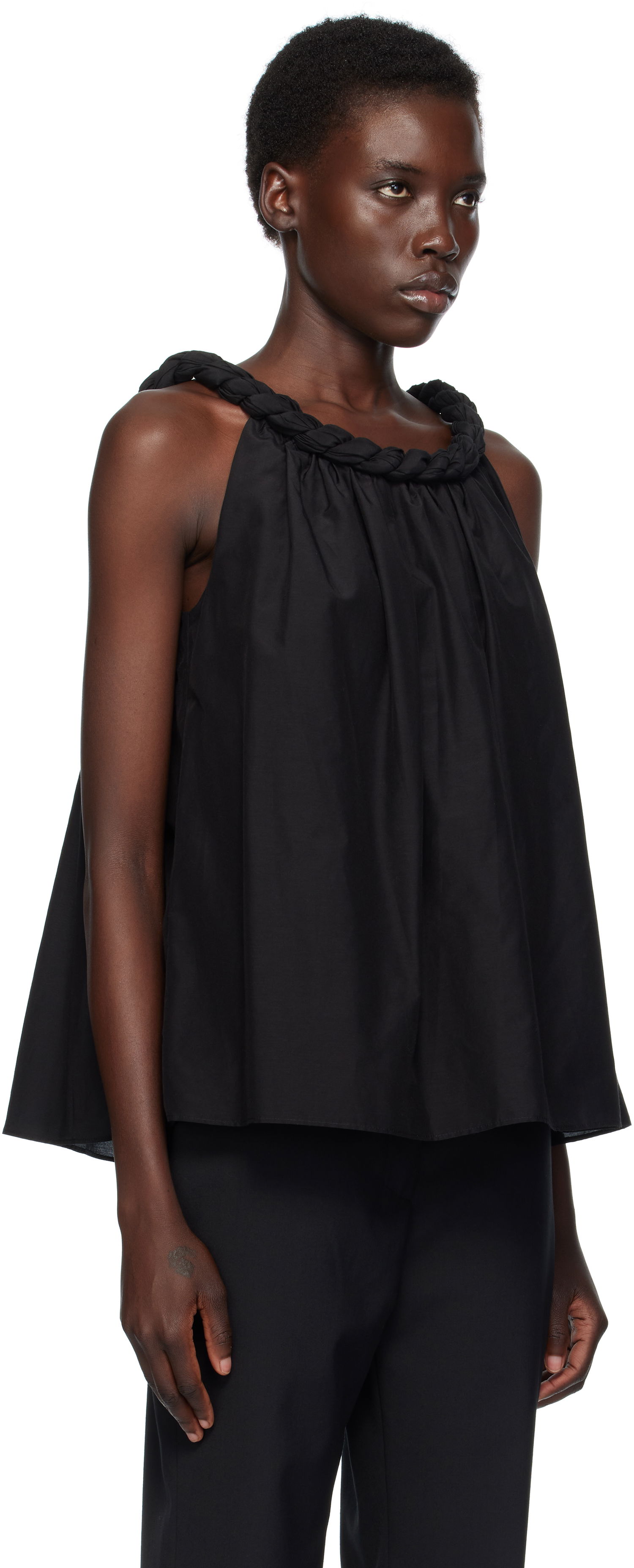 Tielko Loulou de Saison Loulou de Saison Garino Sleeveless Top Čierna | GARINO, 1