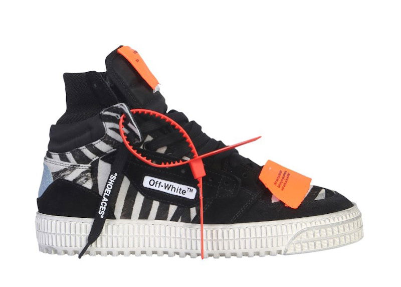 Tenisky a topánky Off-White 3.0 Off Court High-Top Pony Zebra W Čierna | OWIA112R21LEA0021001, 0