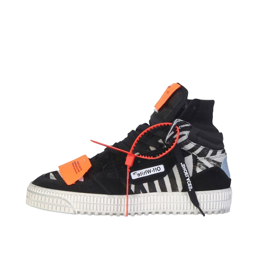 Tenisky a topánky Off-White 3.0 Off Court High-Top Pony Zebra W Čierna | OWIA112R21LEA0021001