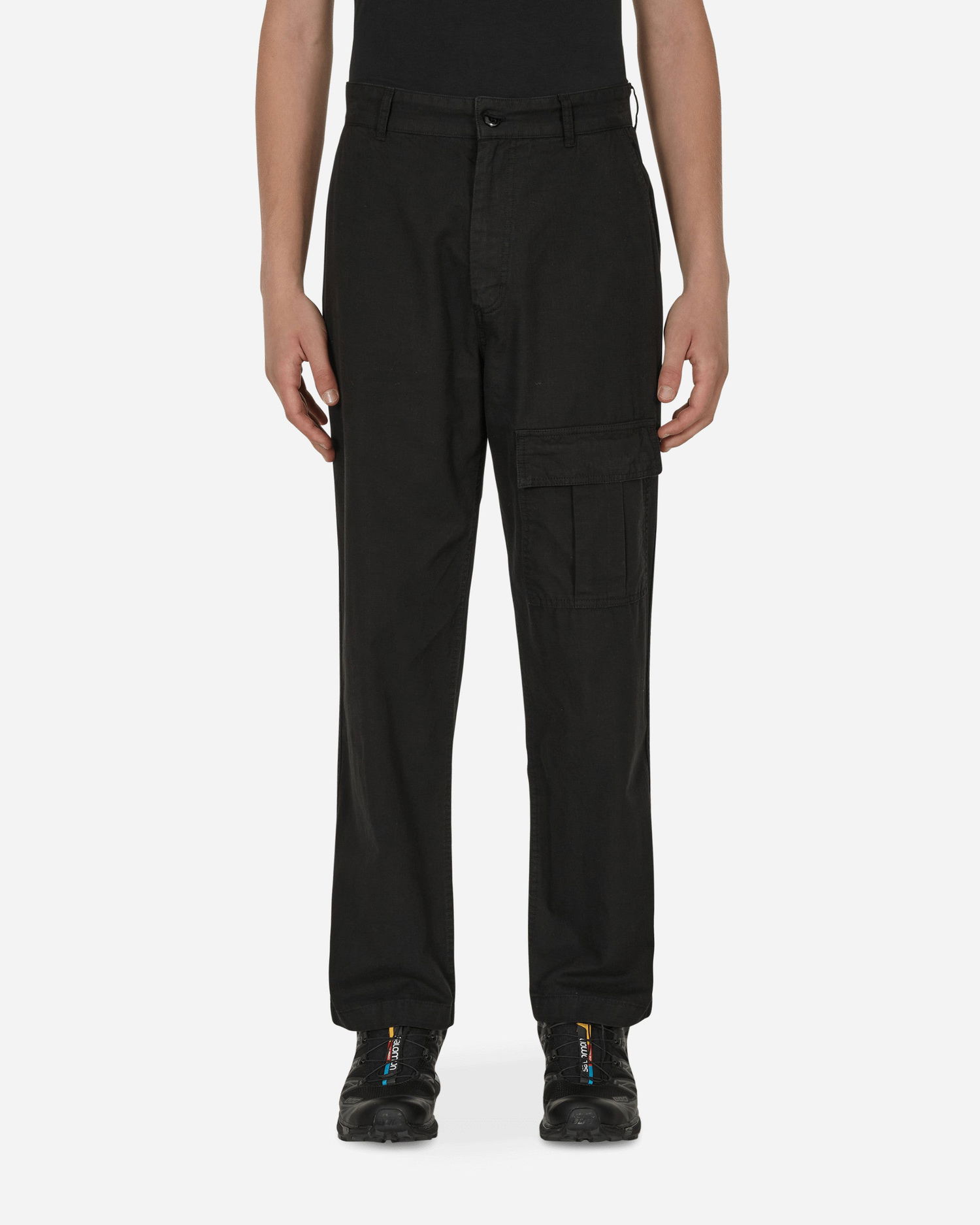 Cargo nohavice Awake NY Embroidered Cargo Pants Čierna | AWK-SP22-PA001 BLACK, 0