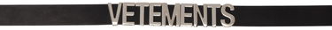 Opasok VETEMENTS Iconic Logo Belt Čierna | UA65BE100S, 1
